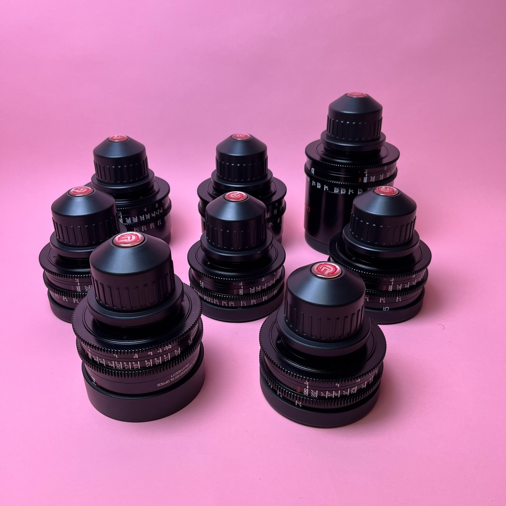 Canon FD Lens Set Of 8 Rehoused PL Mount