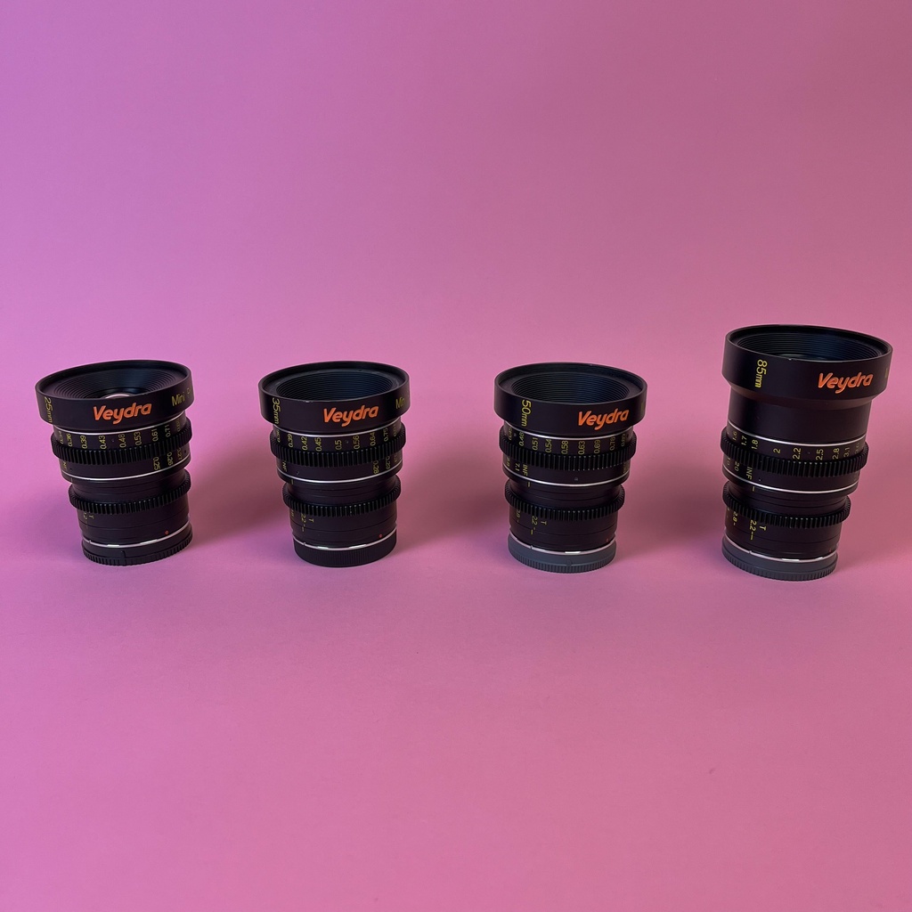 Veydra set of 4 lenses E mount