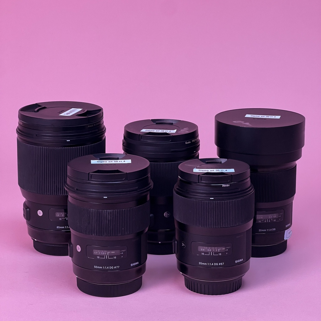 Sigma Art Set Of 6 Lenses EF mount HSM