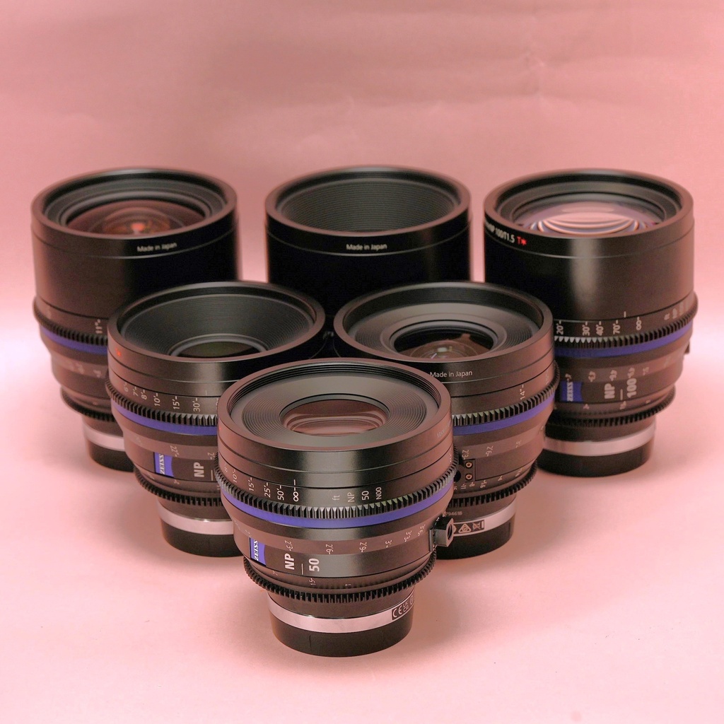 Carl Zeiss Nano Primes lens set of 6