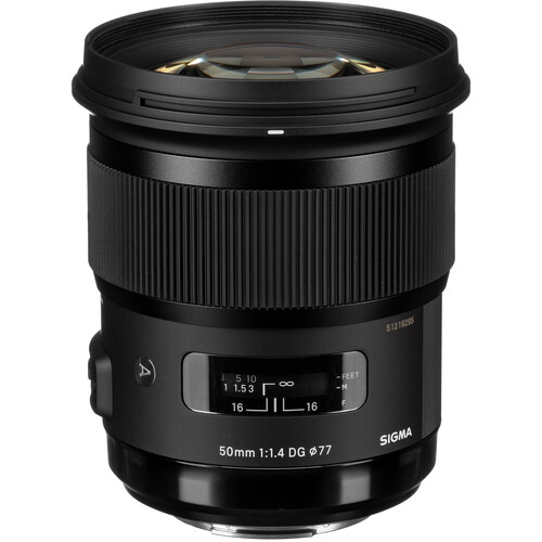 Sigma DG HSM E 50mm f/1.4  mount prime lens