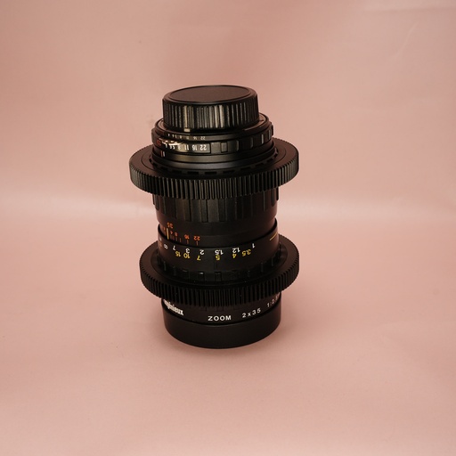 Angenieux 2*35 35-70 f2.5-3.3 zoom Lens in Nikon F AIS Mount