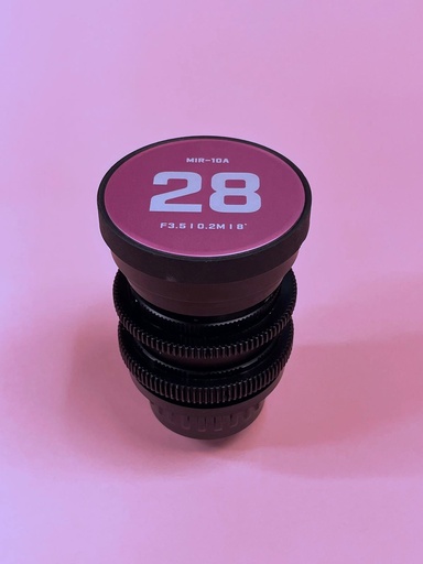 Helios Mir-10 A 28mm f/3.5 PL mount lens