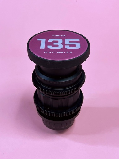 Helios TAIR-11A 135mm f/2.8 PL mount lens