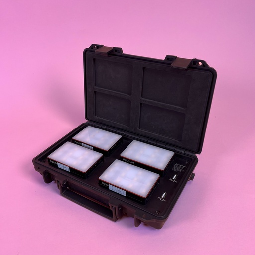 Aputure MC 4-Light Travel Kit with Charging Case